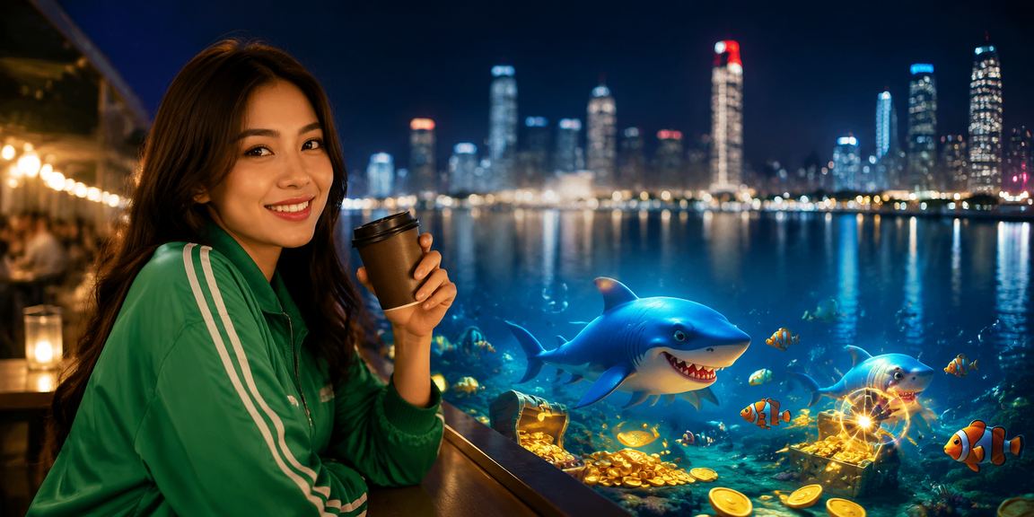 Pengguna Indonesia menikmati hiburan digital sambil minum kopi sore